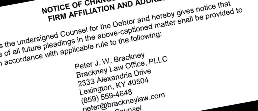 Announcing the Opening of Brackney Law Office, PLLC